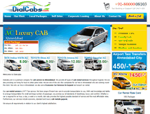 Tablet Screenshot of dialcabs.com